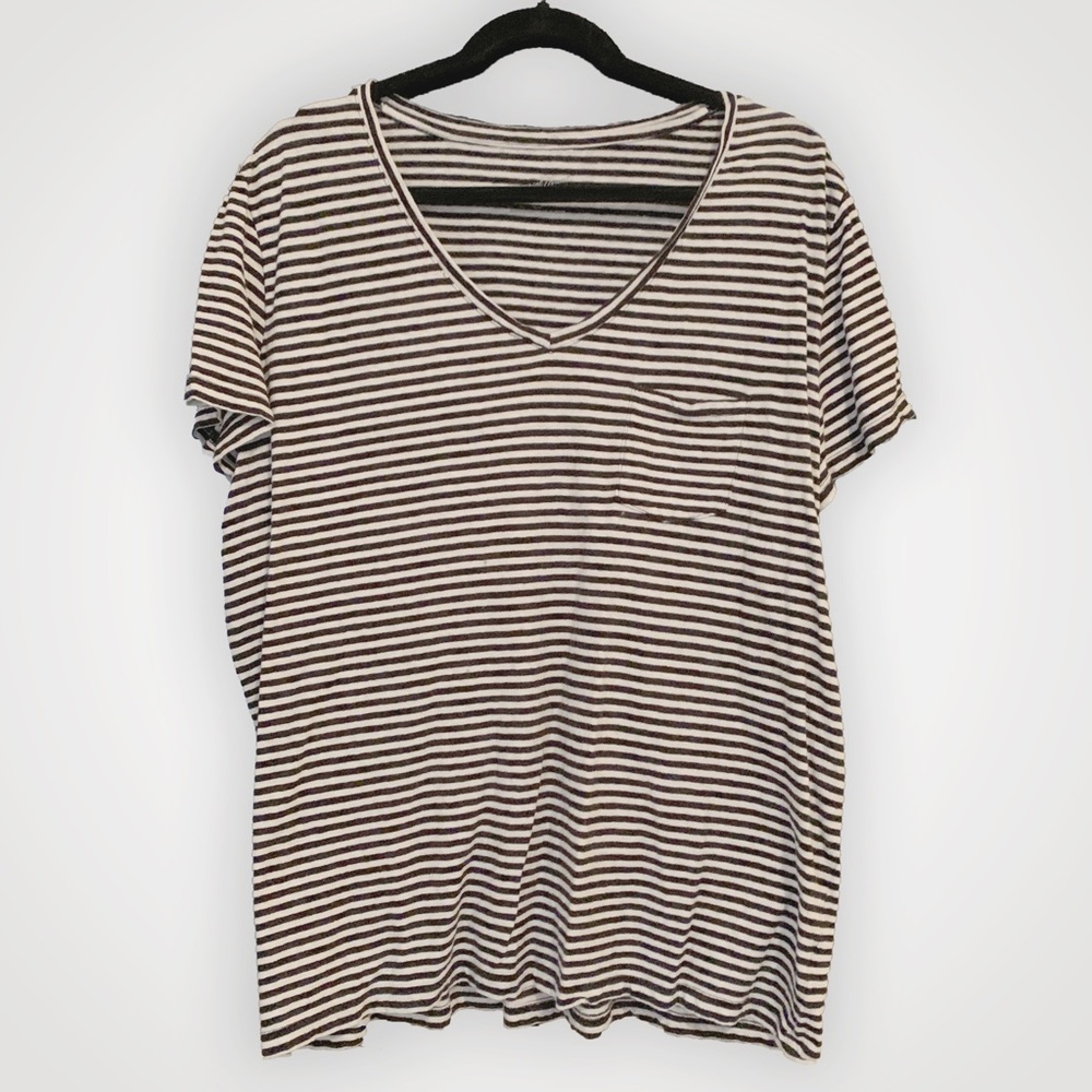 Striped pocket tee